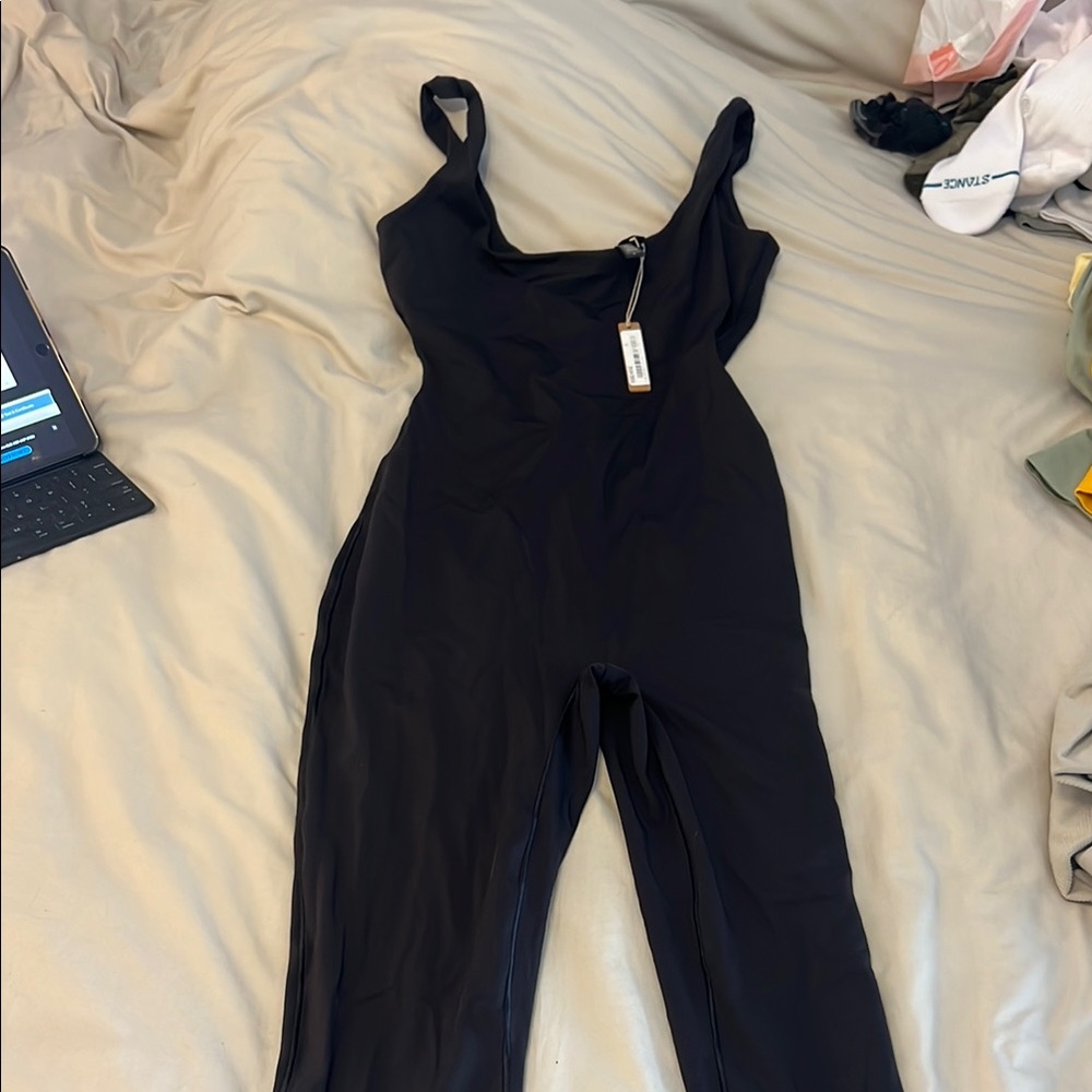 SKIMS Black Jumpsuit